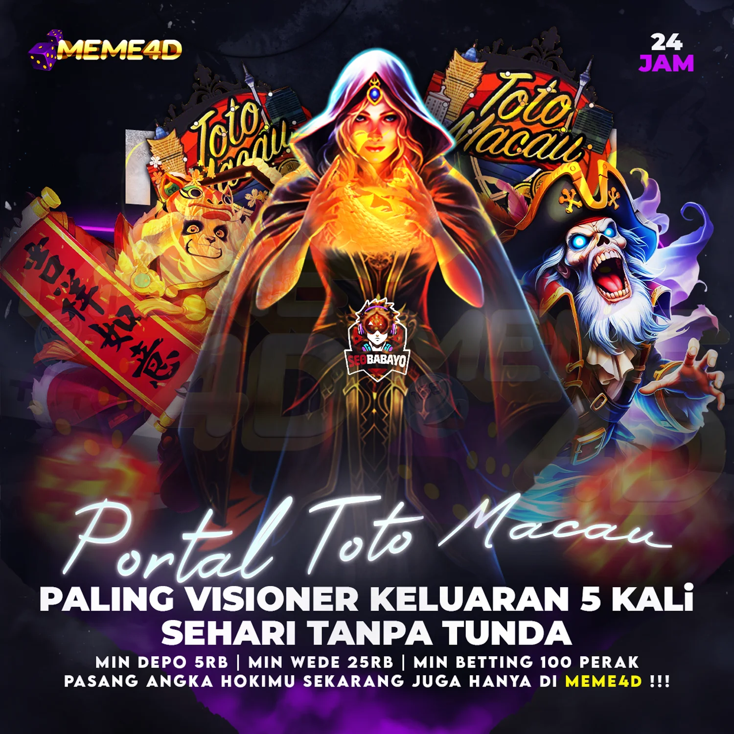 MEME4D ✈︎ Portal Toto Macau Paling Visioner Keluaran 5 Kali Sehari Tanpa Tunda